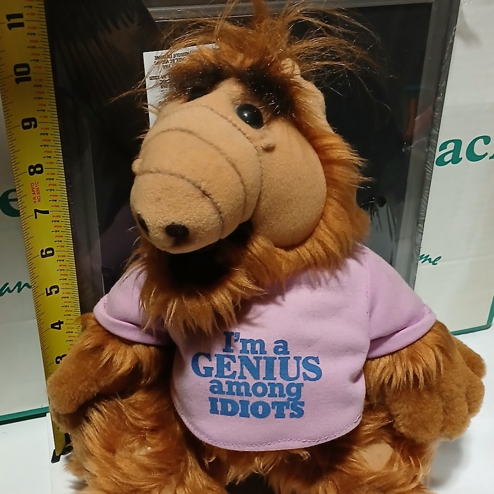 1988 Alf plush 12" shirt ripped in back